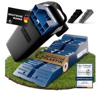WERKTHOR Rampes de levage camping-car (Bleu) - Lot de 2 avec sac de transport | Charge max 5 tonnes