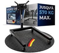 WERKTHOR Support Moteur Atelier 570kg | Support Moteur Rotatif 360° Renforcé | Support Moteur Professionnel Acier pour Bloc Moteur Diesel V8 Garage