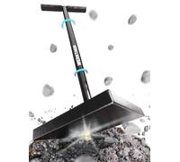 WERKTHOR Tamper Manuel en Acier 11,5 kg - Compacteur de Sol avec Plaque 20x20 cm et Poignée en T de 83 cm - Outil de Nivèlement pour Terre, Gravier, Asphalte