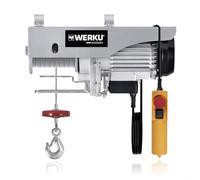 Palan à câble 300/600 Kg WERKU (1050 W)