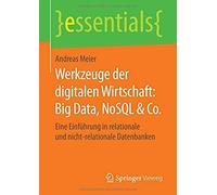 Werkzeuge Der Digitalen Wirtschaft: Big Data, Nosql & Co. : Eine Einführung In Relationale Und Nicht-Relationale Datenbanken