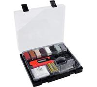 Werkzeyt B27692 carrelage 14 pièces 8 Couleurs différentes avec fondu de Cire, Rabot et éponge de ponçage Surfaces Lisses de Tout Type/kit de réparation pour Pierre