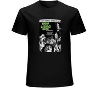 WERLONG95 Adult T-Shirts Night of The Living Dead Zombie B-Movie Horror Romero Black Manches Courtes(3X-Large)