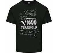 WERLONG95 fik 40th Birthday Christmas t Shirts Mens 1982 Mens Funny Maths Square Root Geek Nerd 40 Year Old6765 Manches Courtes(Large)