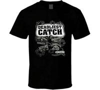 WERLONG95 Hot Design Deadliest Catch Logo TV Series T Shirt Size S- Manches Courtes(Large)