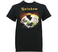 WERLONG95 Wang Gang Rainbow - Rising T-Shirt - Size Medium- New - Ronnie James Dio Heavy Metal Black T-Shirts à Manches Courtes(X-Large)