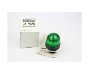 WERMA 22-00306 801 X0075 Signal lamp green 24V (B448)