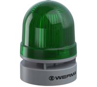 Werma Signaltechnik Avertisseur optique Mini TwinFLASH Combi 12VAC/DC GN 460.220.74 vert 12 V/DC 95 dB