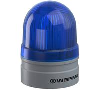Werma Signaltechnik Avertisseur optique Mini TwinLIGHT 115-230VAC BU 260.510.60 bleu 230 V/AC