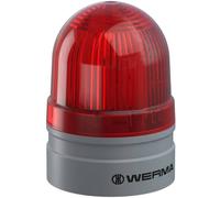 Werma Signaltechnik Avertisseur optique Mini TwinLIGHT 115-230VAC RD 260.110.60 rouge 230 V/AC