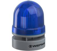 Werma Signaltechnik Avertisseur optique Mini TwinLIGHT Combi 12VAC/DC BU 460.510.74 bleu 12 V/DC 95 dB