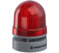 Werma Signaltechnik Avertisseur optique Mini TwinLIGHT Combi 24VAC/DC RD 460.110.75 rouge 24 V/DC 95 dB