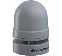 Werma Signaltechnik Sirène 160.700.75 Mini Sounder Dauer/Puls 24VAC/DC GY tonalité à impulsion, tonalité continue 24 V 95 dB