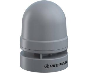 Werma Signaltechnik Sirène signalétique 160.700.75 Mini son durée/pouls 24 VAC/DC GY Pulston, tonalité continue 24