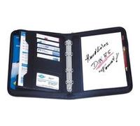 Werner Dorsch - Étui avec fermeture éclair pour documents - cuir - noir G