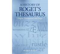 A History Of Roget's Thesaurus Werner Hullen (Auteur)
