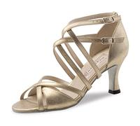 Werner Kern Chaussures de Danse Eva - Cuir Perl Nude - 6,5 cm [UK 5]