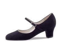 Werner Kern Femmes Chaussures de Danse Ashley - Suéde Noir - 4,5 cm [UK 6]