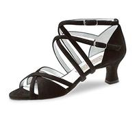 Werner Kern Femmes Chaussures de Danse Eva - Suéde Noir - 5,5 cm [UK 4,5]