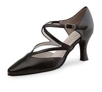 Werner Kern Femmes Chaussures de Danse Fabiola 6.5 - Cuir Noir - 6.5 cm [UK 4]