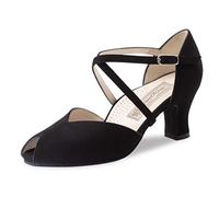 Werner Kern Femmes Chaussures de Danse Fatima - Suéde Noir - 6 cm [UK 6]