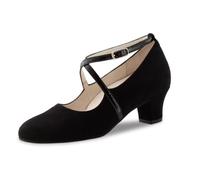 Werner Kern Femmes Chaussures de Danse Tabea - Suéde Noir - 4,5 cm
