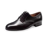 Werner Kern Hommes Chaussures de Danse 28010 - Cuir Noir - Large - 2 cm Ballroom [UK 11]