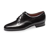 Werner Kern Hommes Chaussures de Danse 28012 - Cuir Noir - 2 cm Ballroom