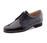 Werner Kern Hommes Chaussures de Danse 28048 - Cuir Noir - 2 cm Ballroom