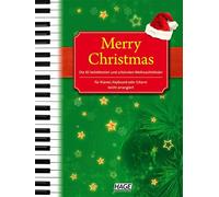 Werner Maus Merry Christmas für Klavier, Keyboard oder Gitarre: Die 45 b (Relié)
