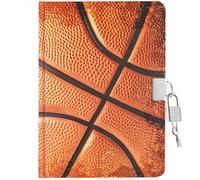 WERNNSAI Journal de sport pour garçons - Journal de voyage lumineux pour enfants, format A5, ligné, mémos, dessin, bloc-notes avec serrure et clés, cadeau d'anniversaire