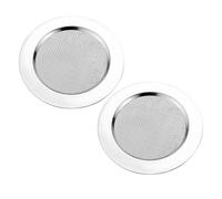 Werownsgso Lot de 2 tamis d'encens en acier inoxydable de 10 cm de diamètre pour brûle-parfum, filet fin pour encens, résines, herbes