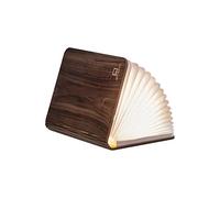 Werpower Gingko LED Mini Smart Book Desk Light with Natural Wood Effect Finish, Rechargeable with Micro USB Charger, Walnut