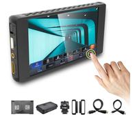 WERPOWER Portkeys P6 4K Camera Monitor with LUT/Peaking Focus/Video Assist/Luma/RGB Waveform for DSLR/Camcorder(5.5 inch)