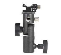 Werse E Type Universal Flash Hot Shoe Support Speedlite Umbrella Support Léger avec Un Quart De Pouce À Trois Huitièmes De Pouce Adaptateur Rotatif À Vis