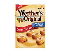 WERTHER S ORIGINAL - Sans Sucres Classique 42G - Lot De 4 - livraison offerte