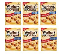 WERTHER S ORIGINAL - Sans Sucres Classique 42G - Lot De 6 Boites- Offre Spéciale