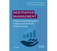 Wertpapiermanagement Professionelle Wertpapieranalyse und Portfoliostrukturierung - Manfred Steiner - Schäffer-Poeschel - ebook (ePub) - Livre