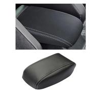 WERTYUV Housse pour Accoudoir Voiture, pour Renault Kadjar Facile à Nettoyer Console Centrale Accoudoir Boîte Couverture Tapis Anti-poussière,C-Black White