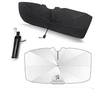WERTYUV Pare Soleil Fenêtre Avant de Voiture, pour Peugeot 2008 II 2020-2024 Custom Portable Soleil de Pare Brise Voiture Isolation Thermique Couverture
