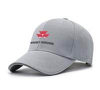 WERUN Baseball Caps Unisex MAS-SEY Fer-GUSON, Casquette de Baseball Respirante Légère Réglable Anti-Soleil, Chapeau de Camionneur pour Hommes et Femmes-Grey||One Size