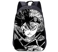 WERUN Black Clov-ER Sac à Dos pour Unisexe, Décontractée Sac D'école avec Bandoulière Réglable, Cartable Mode Confort pour Garcon Fille-Multicolor 7||30 * 14 * 44cm