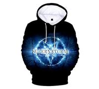 WERUN Sweat a Capuche Femme Super.Natur-al, Sweatshirt à Capuche à Manches Longues avec Imprimé, Vêtements Respirant, Temps Libre Sport Fitness Outdoor-B||4XL