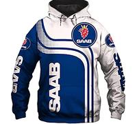 WERUN Vetement Homme S.A.A.B, Sweat-Shirt à Manches Longues avec Pochette, Vêtement de l'équipe pour D'extérieur-Blue||L