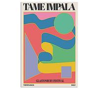 WERUTO - Lot de 3 affiches et impressions sur toile de vinyle Tame Impala, Tyler le créateur, affiches et impressions esthétiques vintage pour décoration de salon, dortoir, maison, salle de bain,