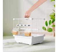 Werwing Cage de transport pour oiseaux de 30,5 cm - Portable et légère pour petits oiseaux | Design respirant, plateau coulissant et double mangeoire pour les sorties quotidiennes, les visites
