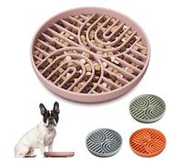 Werwing Gamelle pour chien à alimentation lente - Bol puzzle en silicone de 18,8 cm avec base antidérapante pour toutes les races, favorise une alimentation saine et réduit les ballonnements, passe au