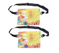 Werwing Lot de 2 sacs banane imperméables réglables - Sécurisez votre téléphone et vos objets de valeur, au sec pour la natation, la plage, la piscine, jaune, Taille unique, Moderne