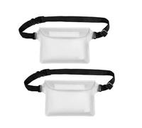 Werwing Lot de 2 sacs étanches avec sangle réglable - Écran tactile pour garder votre téléphone et vos objets de valeur au sec pour le bateau, la natation, la plongée avec tuba, le kayak, la plage et