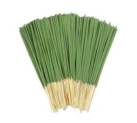 Werwing Lot de 200 bâtons d'encens à la citronnelle et à la citronnelle - Désodorisant extérieur pour camping, jardin, voyage - 22 cm
